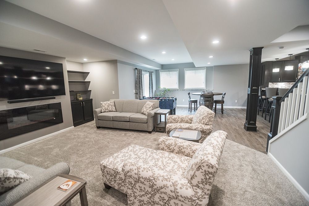 Finished Basement with Kitchen, Gym and Bathroom in Brighton, MI