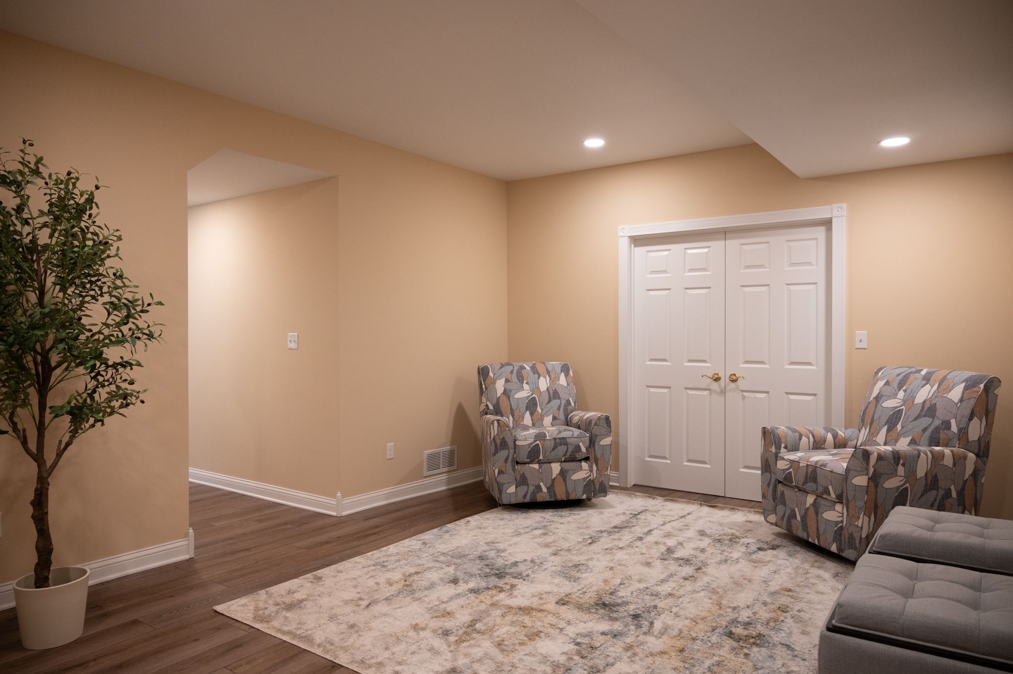 Finished Basement with Bar and Home Gym in Brighton, MI