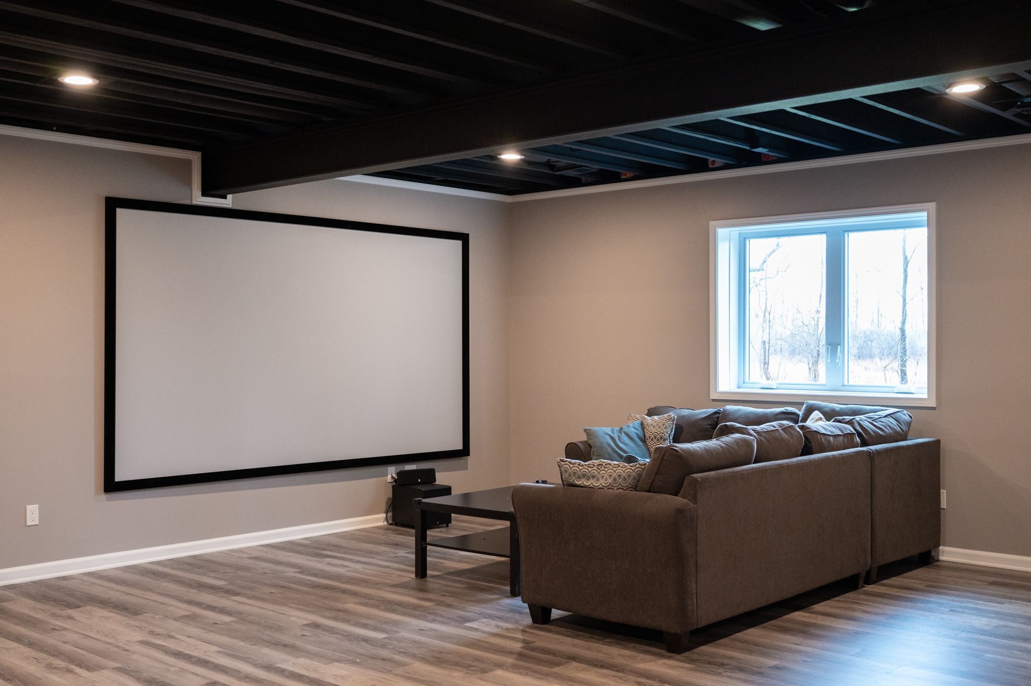 Finished Basement with Bar, Bathroom, Gym and Secret Room in Ann Arbor, MI