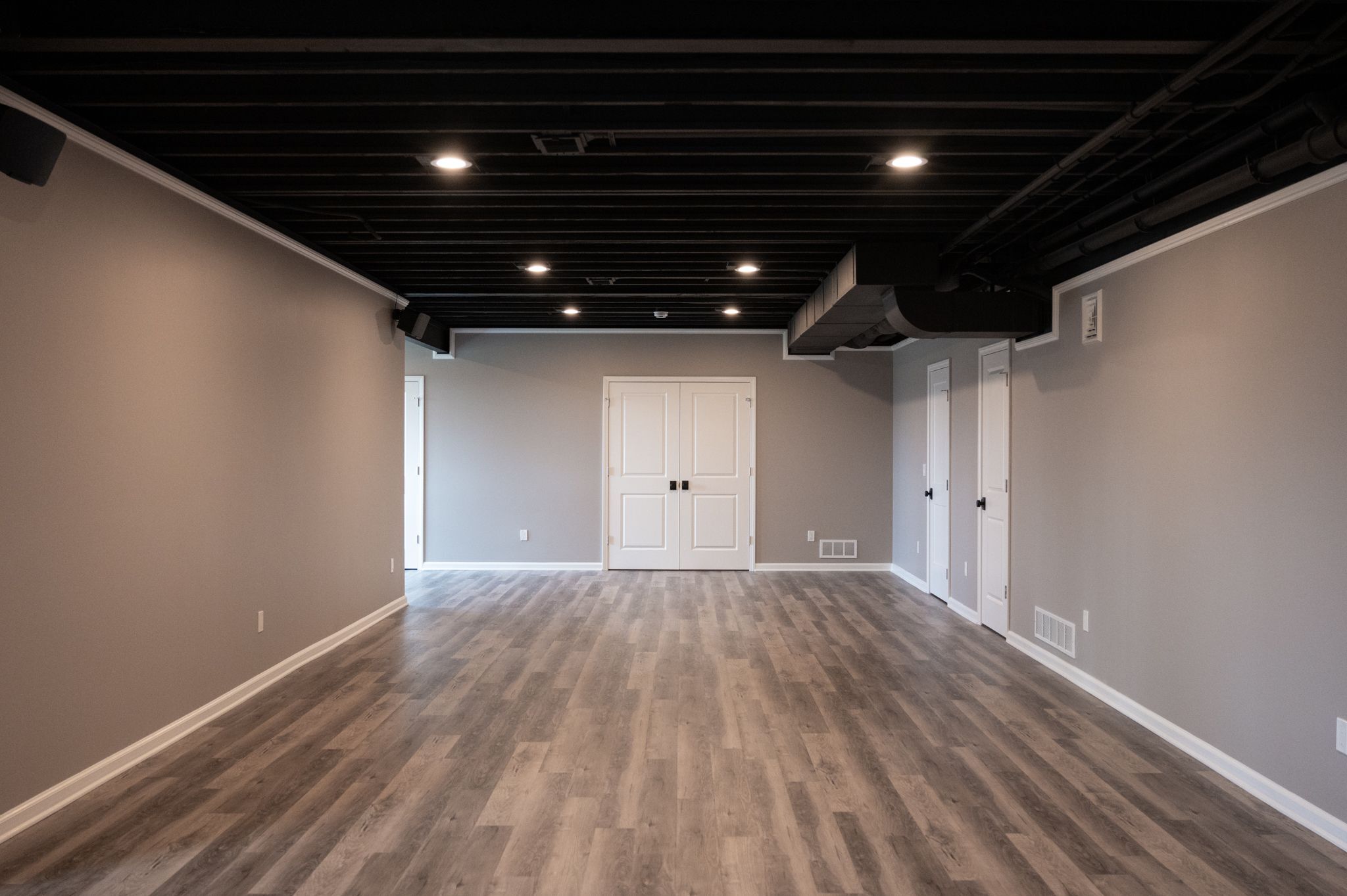Finished Basement with Bar, Bathroom, Gym and Secret Room in Ann Arbor, MI
