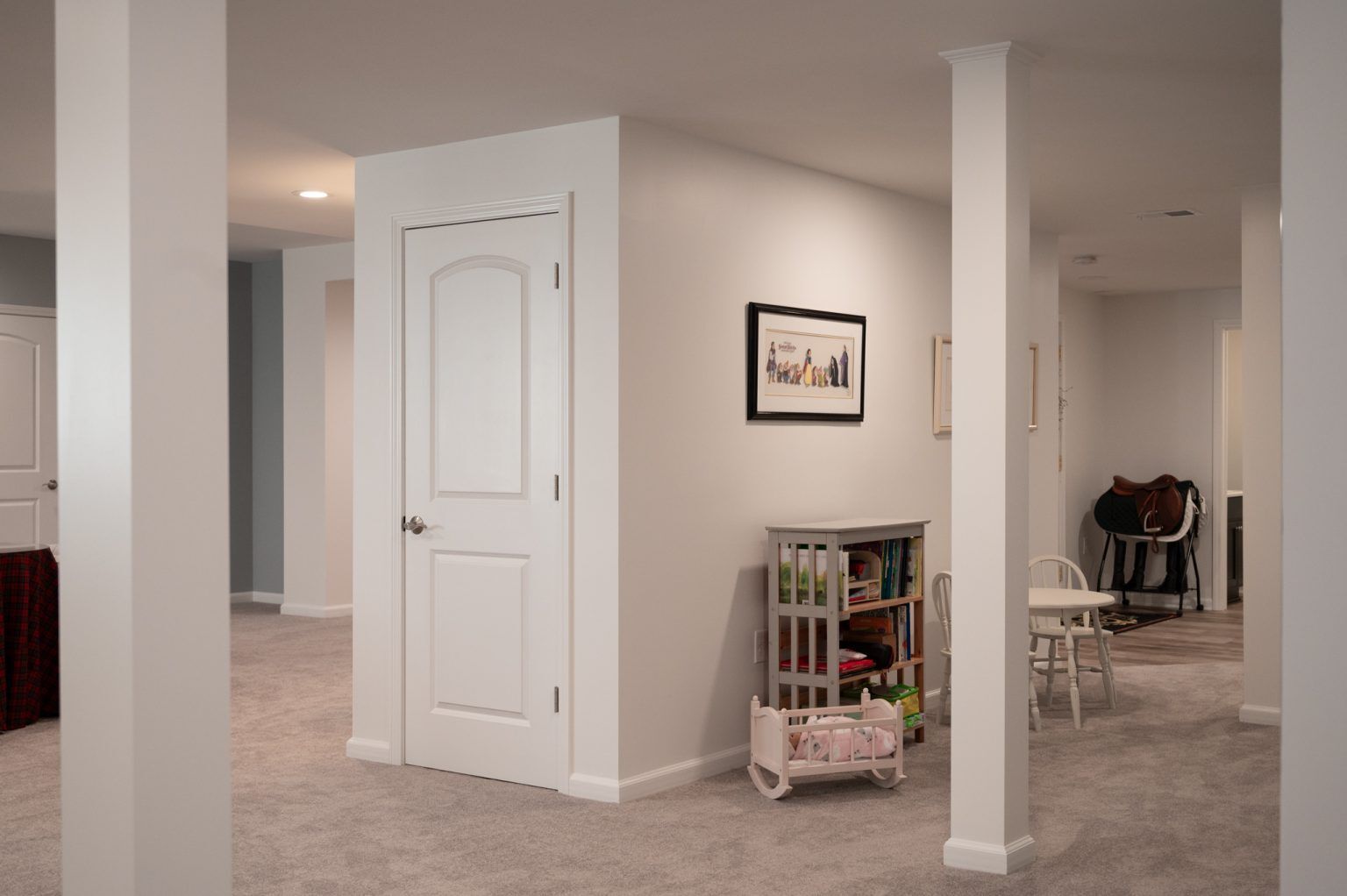 Finished Basement with Full Bar, Living Room and Bathroom in Oakland Twp., MI