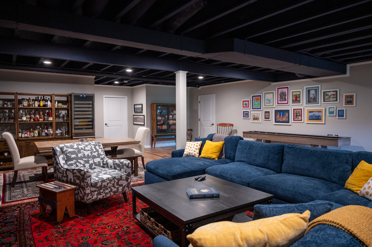Finished Basement with Gym and Sewing Room in Pittsfield Twp., MI