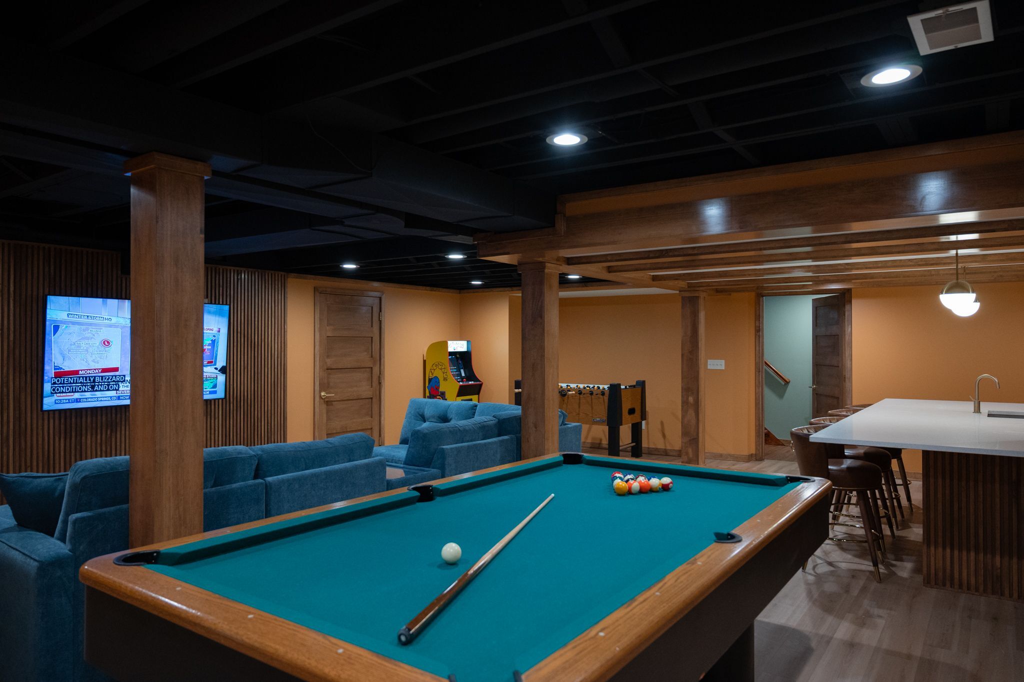 Finished Basement with Kitchen, Bedroom and Bathroom in Clarkston, MI