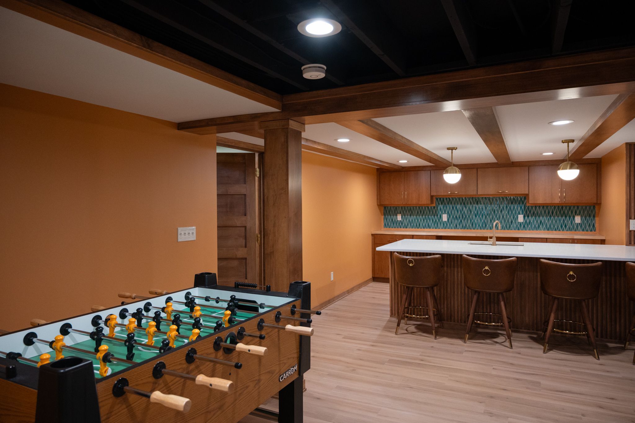 Finished Basement with Kitchen, Bedroom and Bathroom in Clarkston, MI