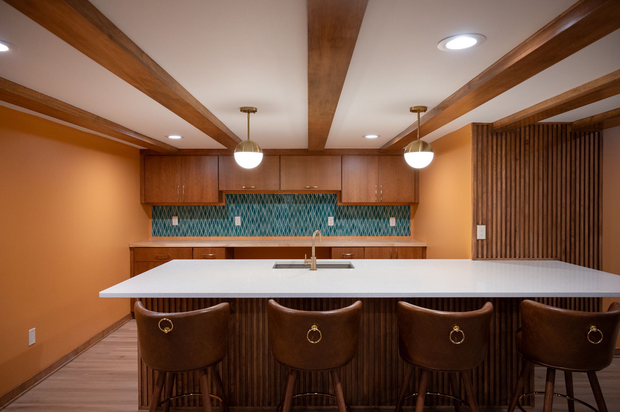 Finished Basement with Kitchen, Bedroom and Bathroom in Clarkston, MI