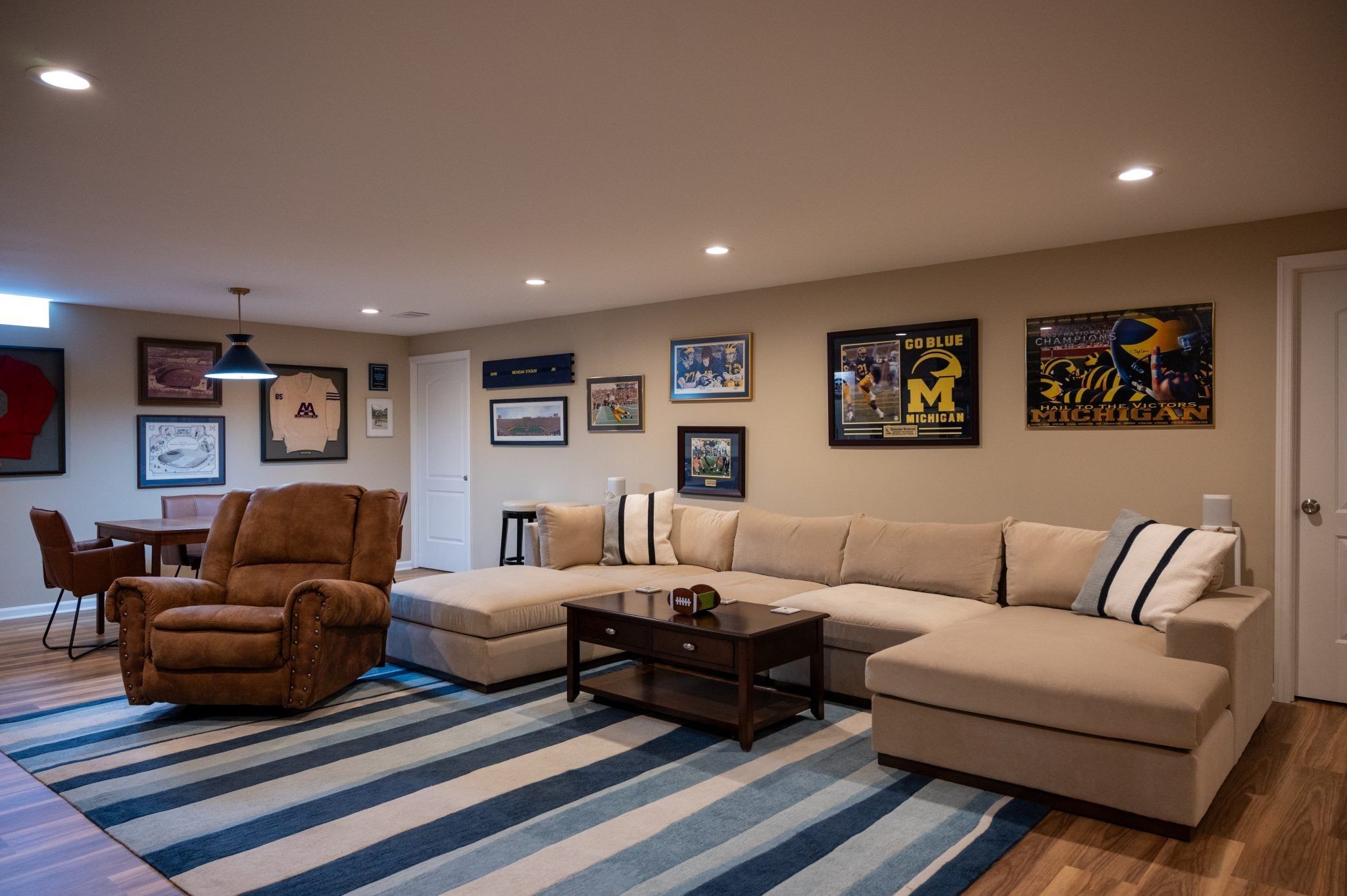 Finished Basement with Kitchen, Guest Room and Bathroom in Northville, MI
