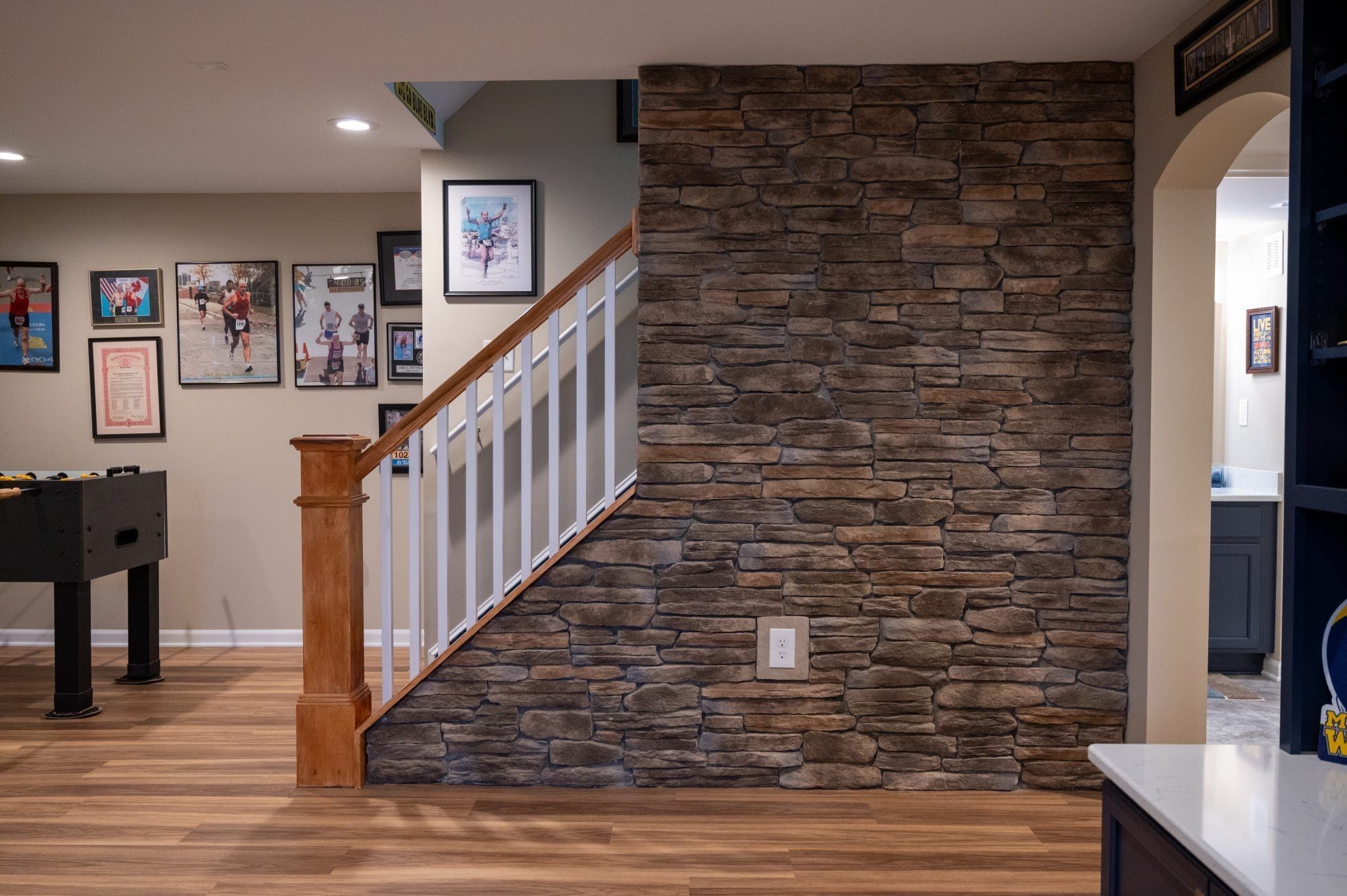 Finished Basement with Kitchen, Guest Room and Bathroom in Northville, MI