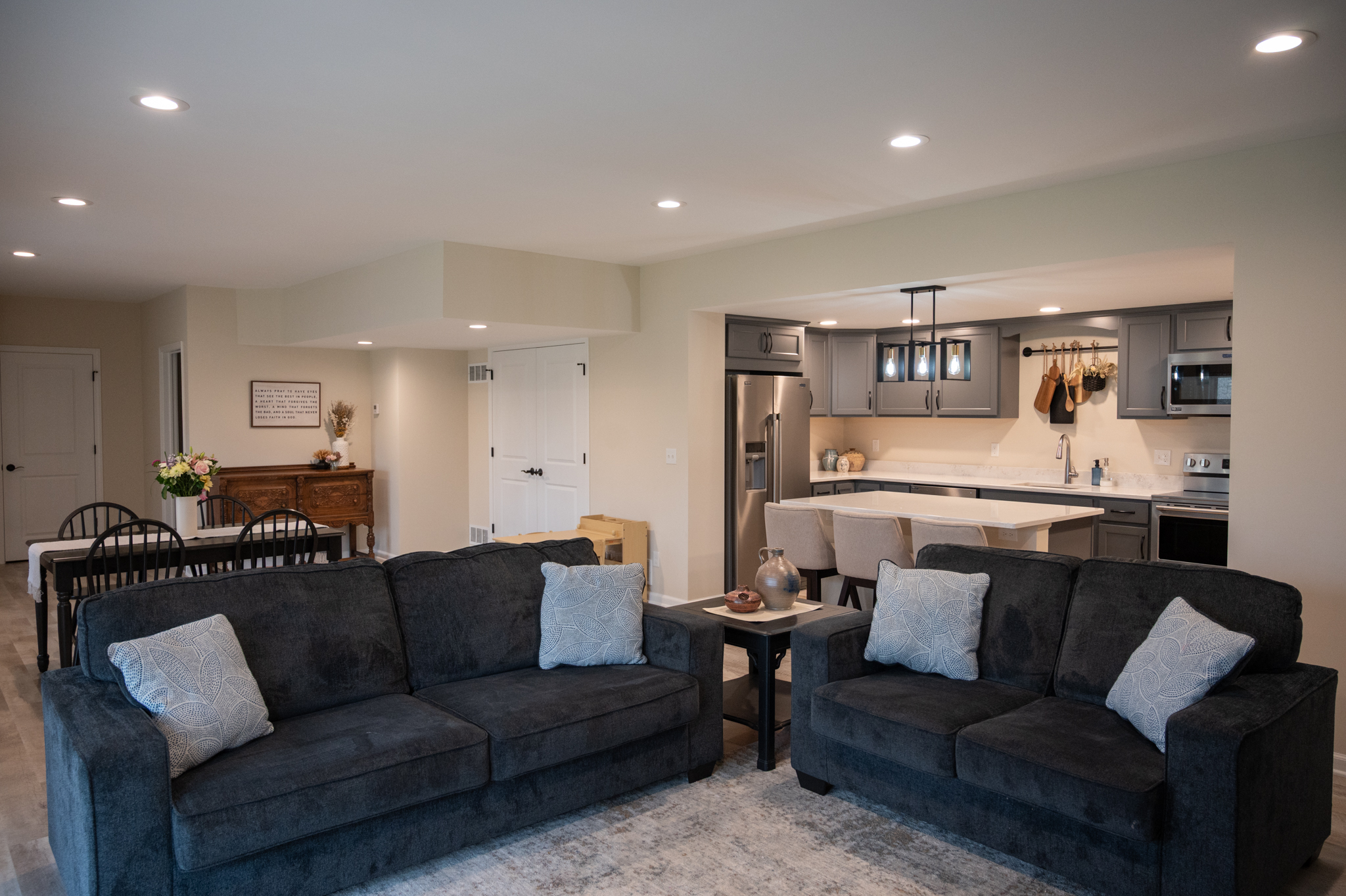 Finished Basement with Kitchen, Master Bedroom and Kids Room in Howell, MI