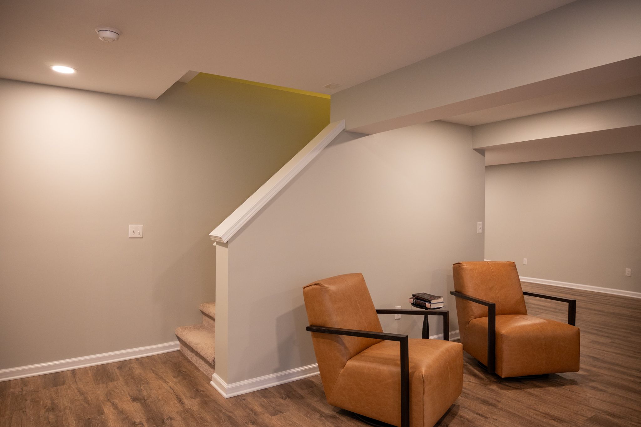 Finished Basement with Seated Bar and Bathroom in Macomb, MI
