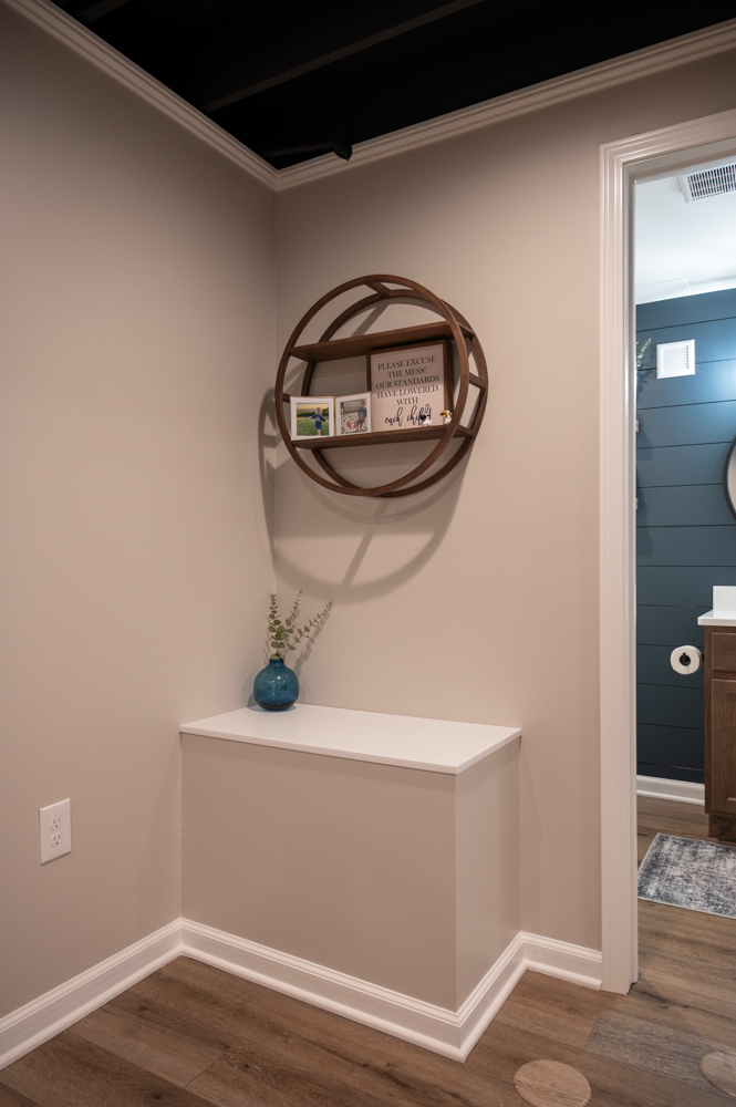 Finished Basement with Wet Bar and Half Bath in Troy, MI