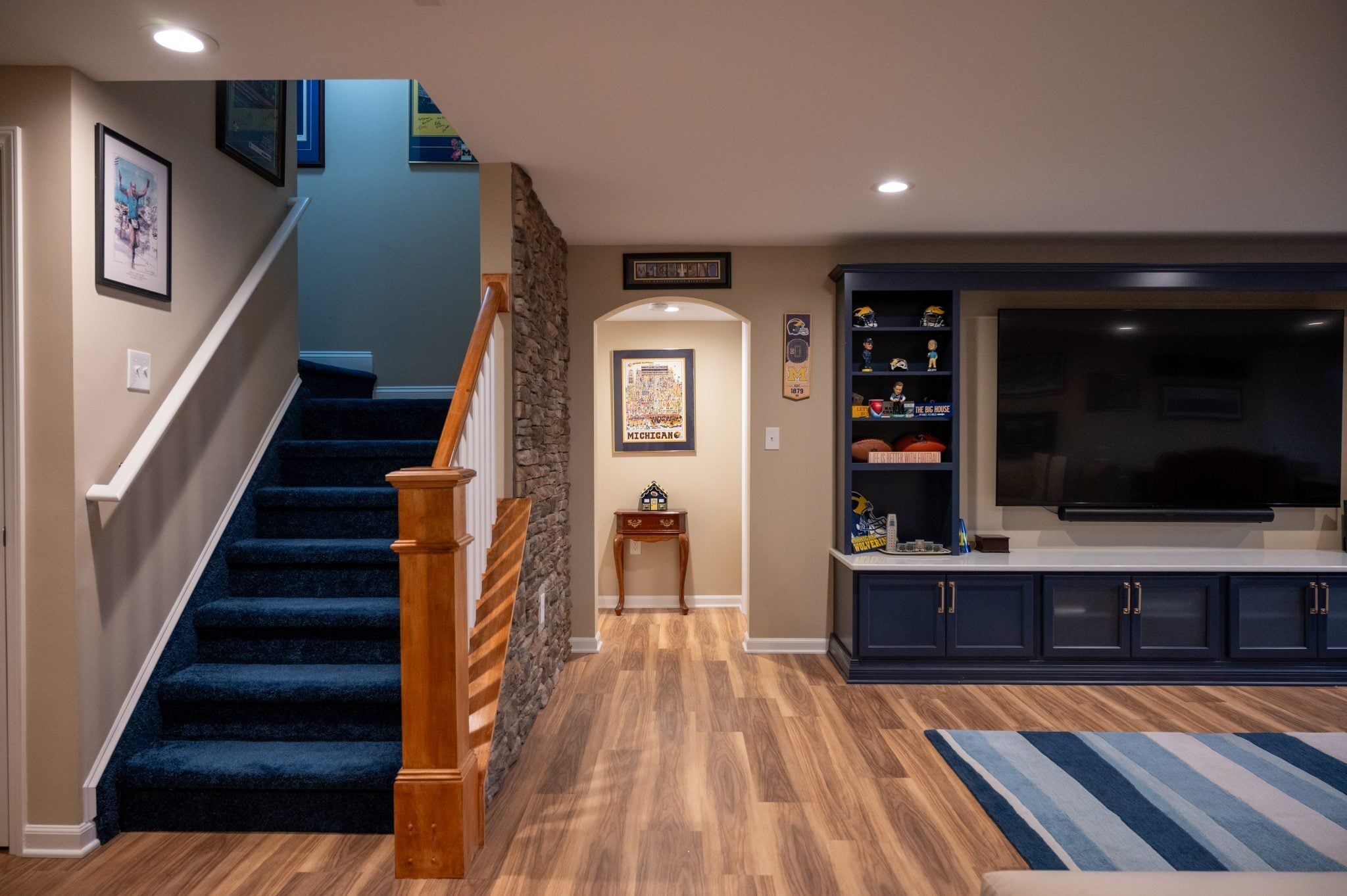 Finished Basement with Kitchen, Guest Room and Bathroom in Northville, MI