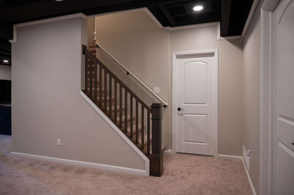 Finished Basement with Wet Bar, Gym and Bathroom in Ann Arbor, MI