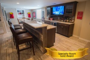 home builders association of south eastern michigan gold award for specialty room finished basements plus
