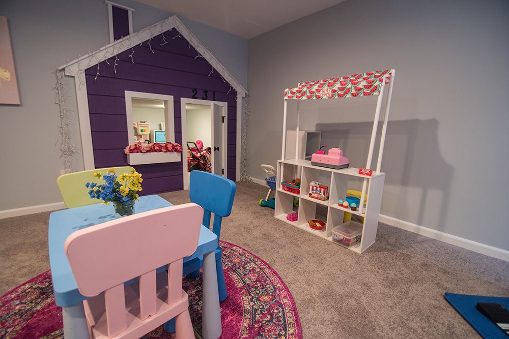 Playhouse finished basement in Royal Oak, Michigan