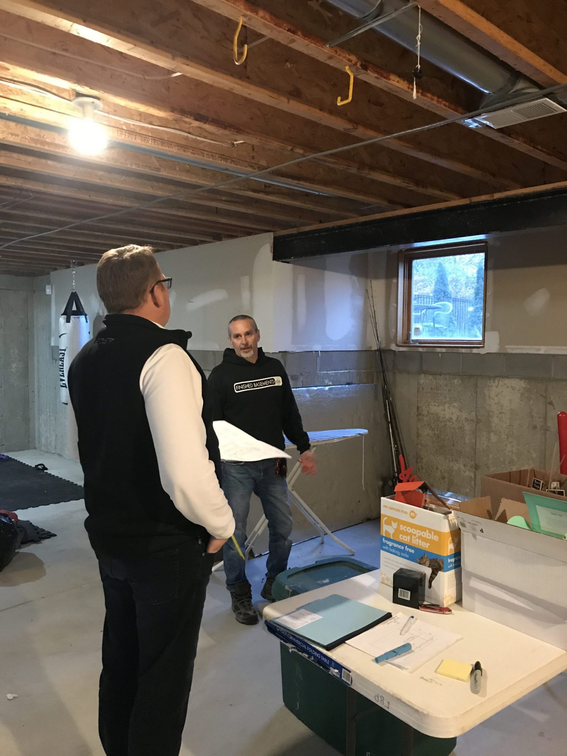 Basement finishing measure meeting