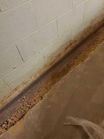 waterproofing basement trench around perimeter