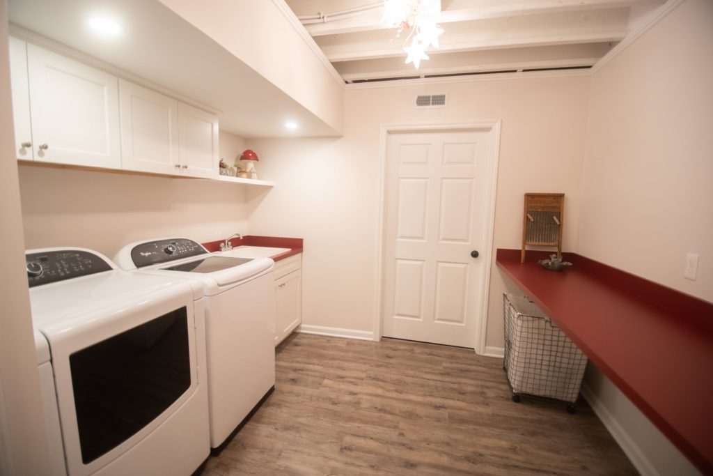 Finished Basement Laundry Room Ideas Basements Plus