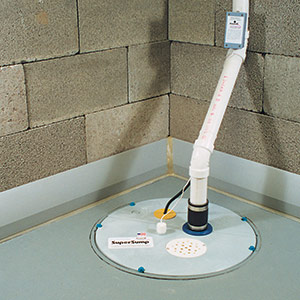 DryTrak Baseboard Basement Drain Pipe System