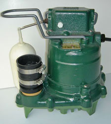 cast-iron Zoeller Sump Pump