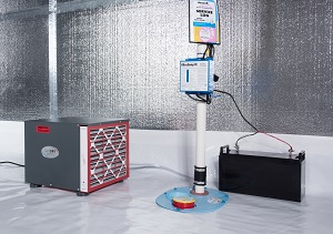 Crawl space sump pump system
