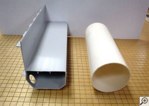 Basement drain shapes