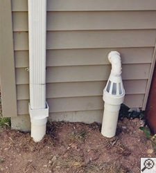 Frozen discharge line protection