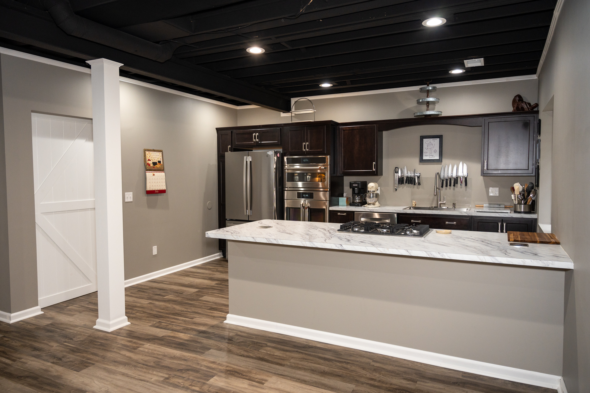 Finished Basement in Auburn Hills, MI with Large Kitchen for Cooking