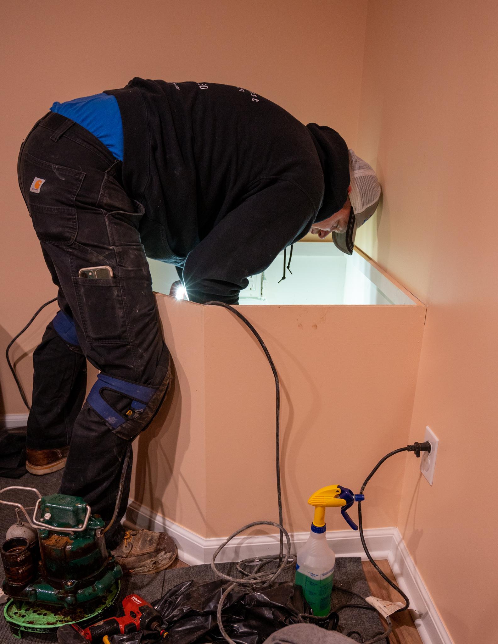 Sump Pump Cleaning/Maintenance Basements Plus