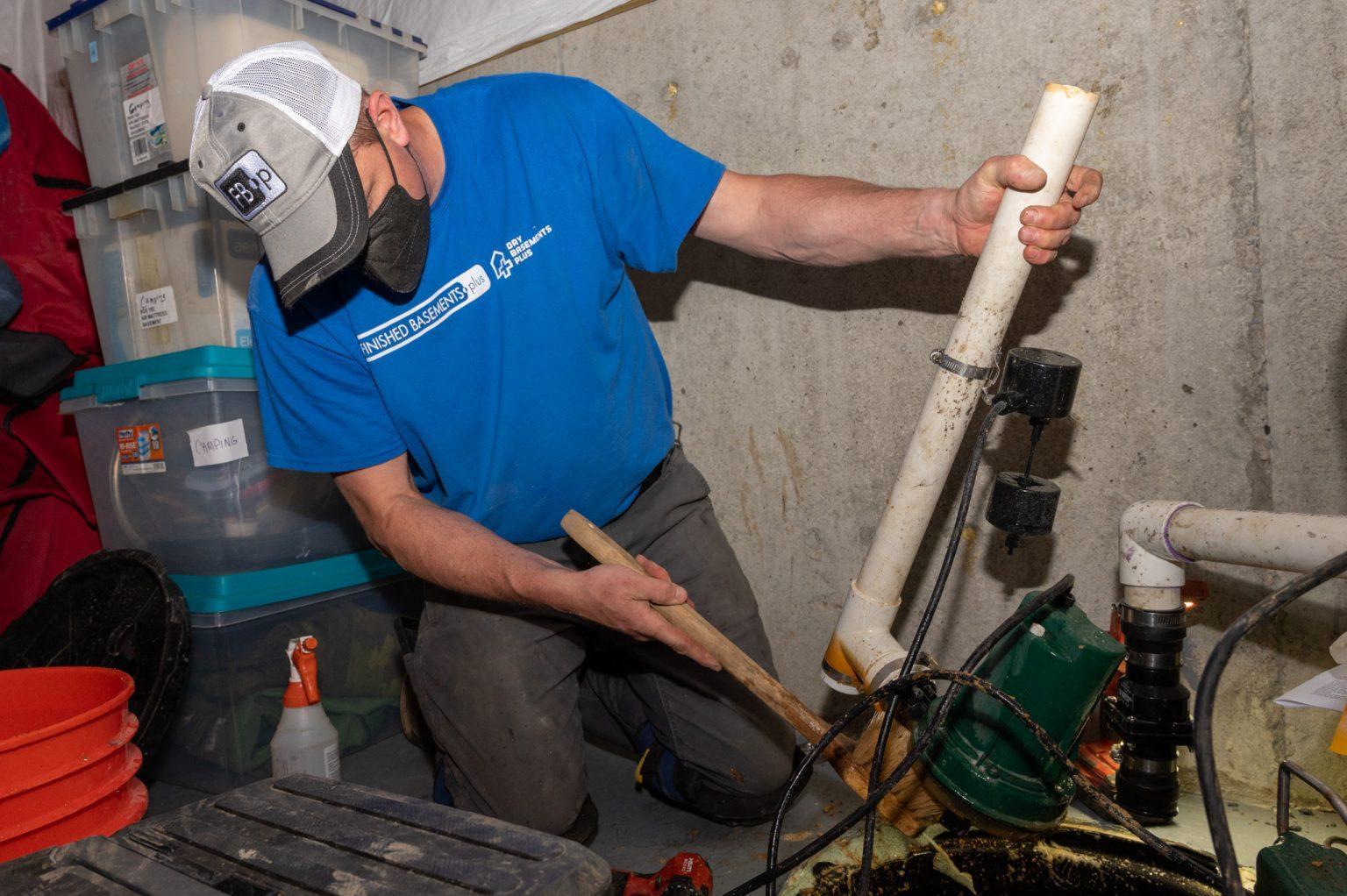 Sump Pump Cleaning/Maintenance Gallery Basements Plus