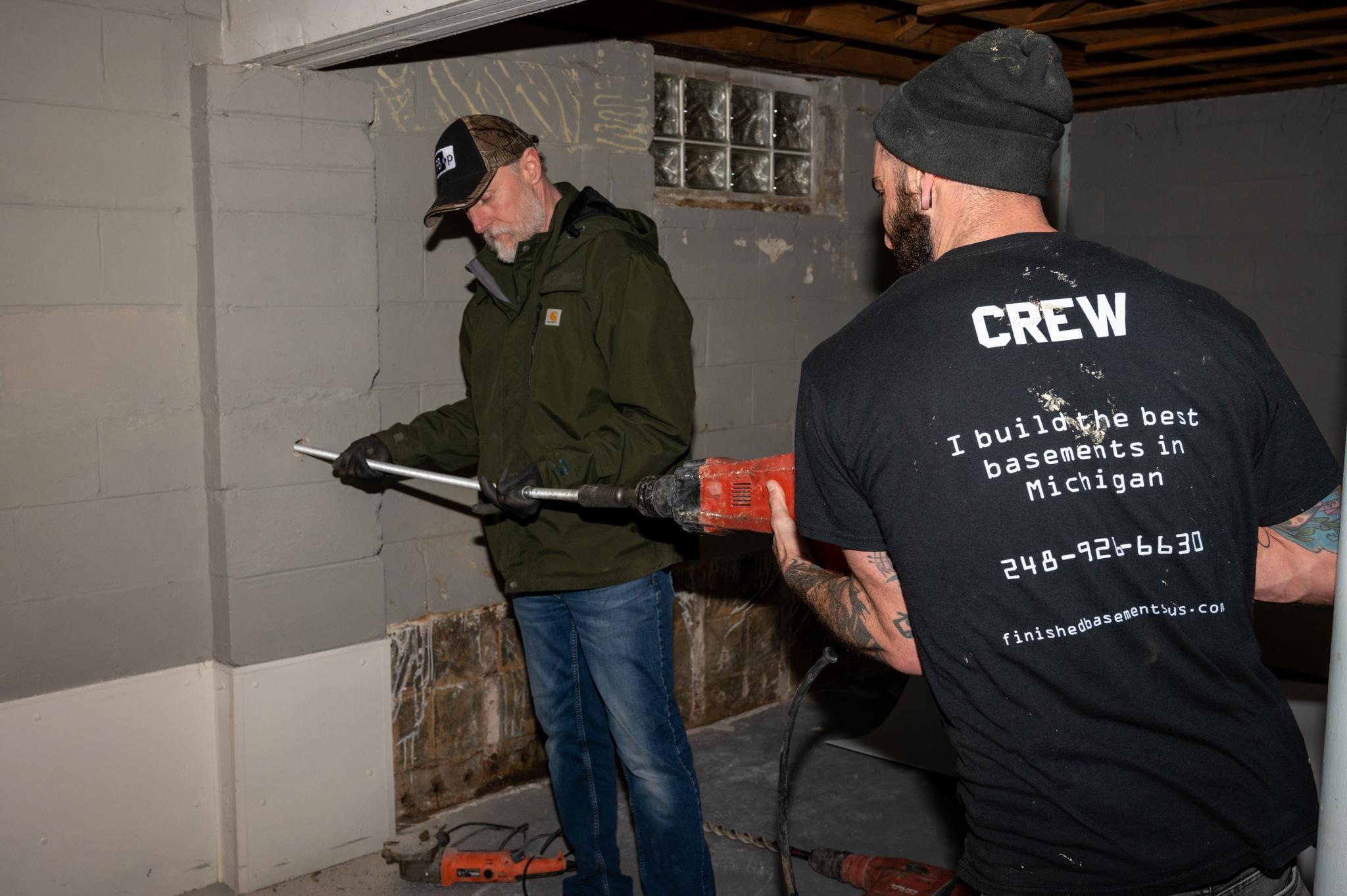 Foundation Wall Anchor Basements Plus