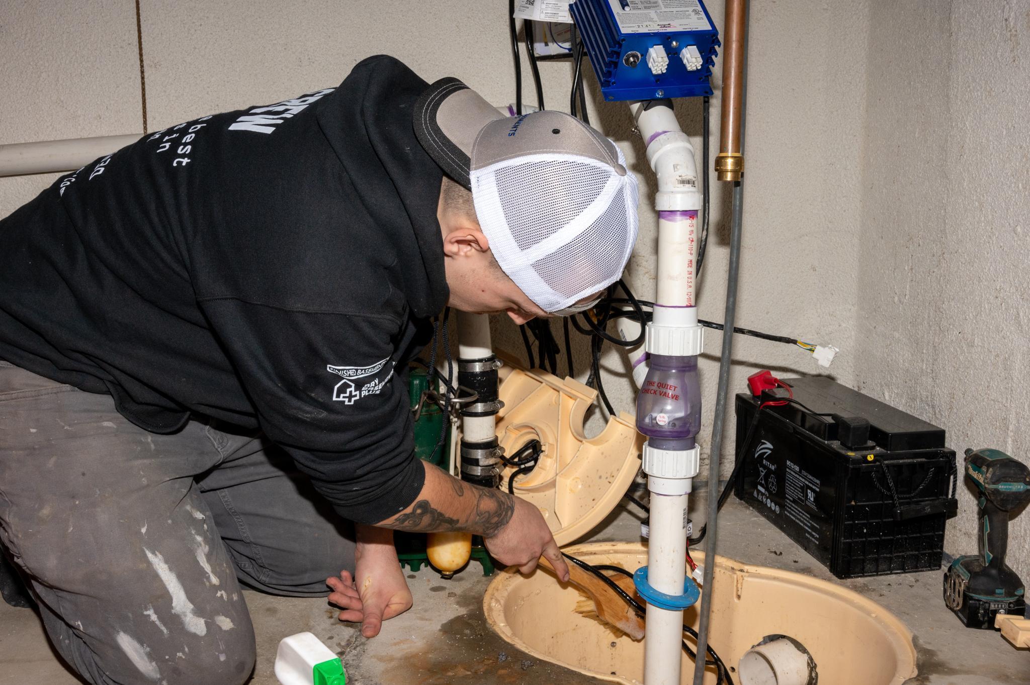 Sump Pump Service Call Basements Plus