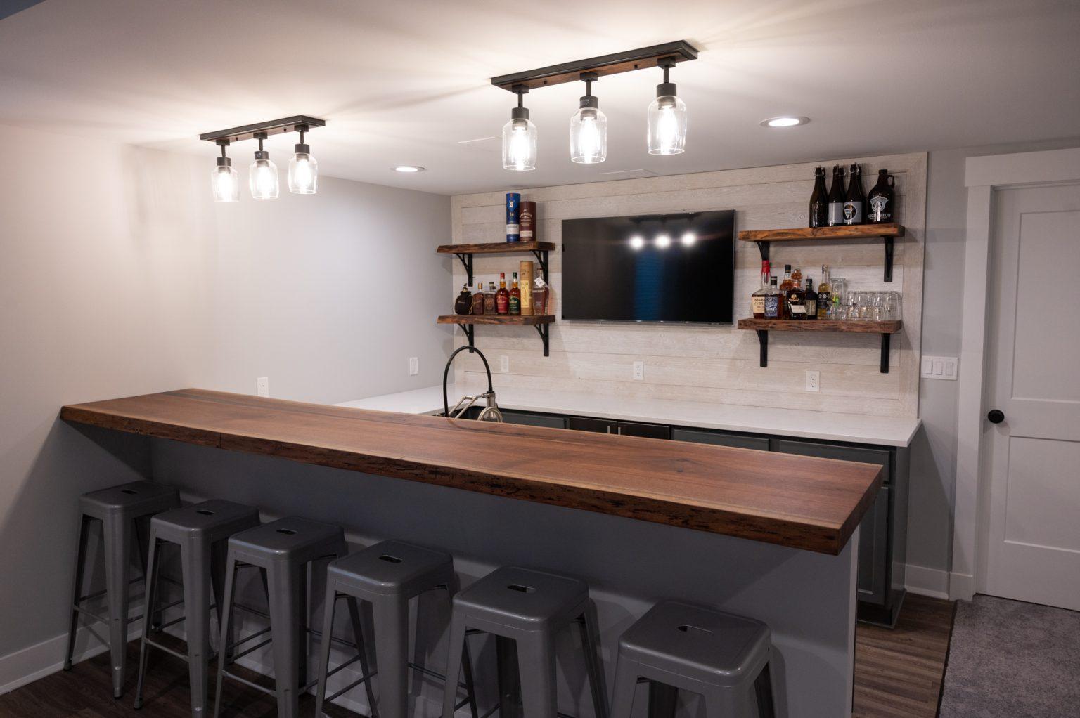 Custom Basement Lighting Solutions in Michigan Finished Basements Plus