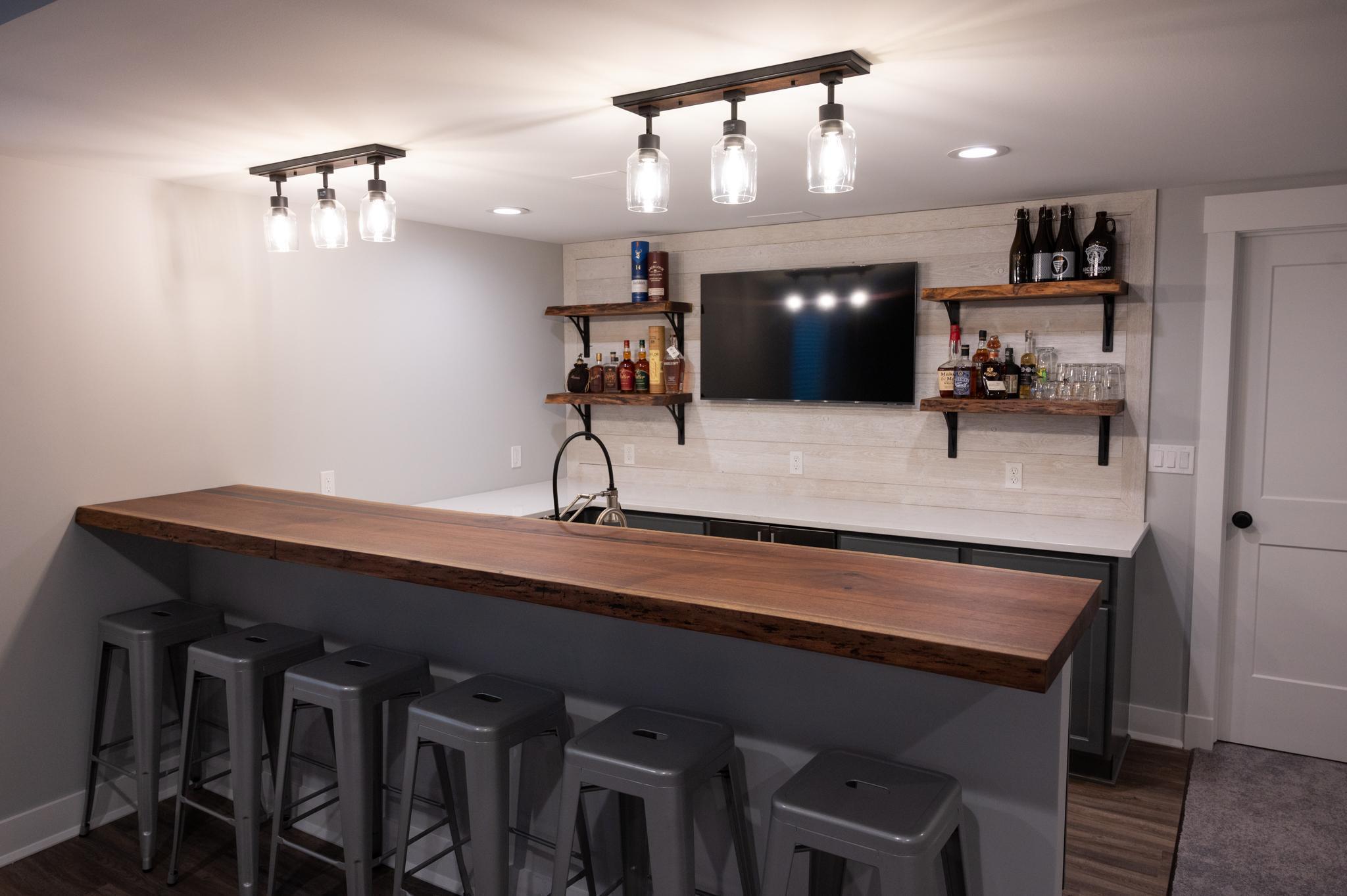 Custom Basement Lighting Solutions in Michigan Finished Basements Plus