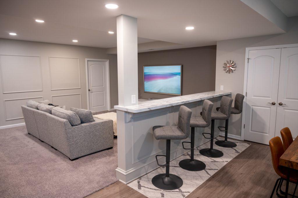 Custom Basement Lighting Solutions in Michigan Finished Basements Plus