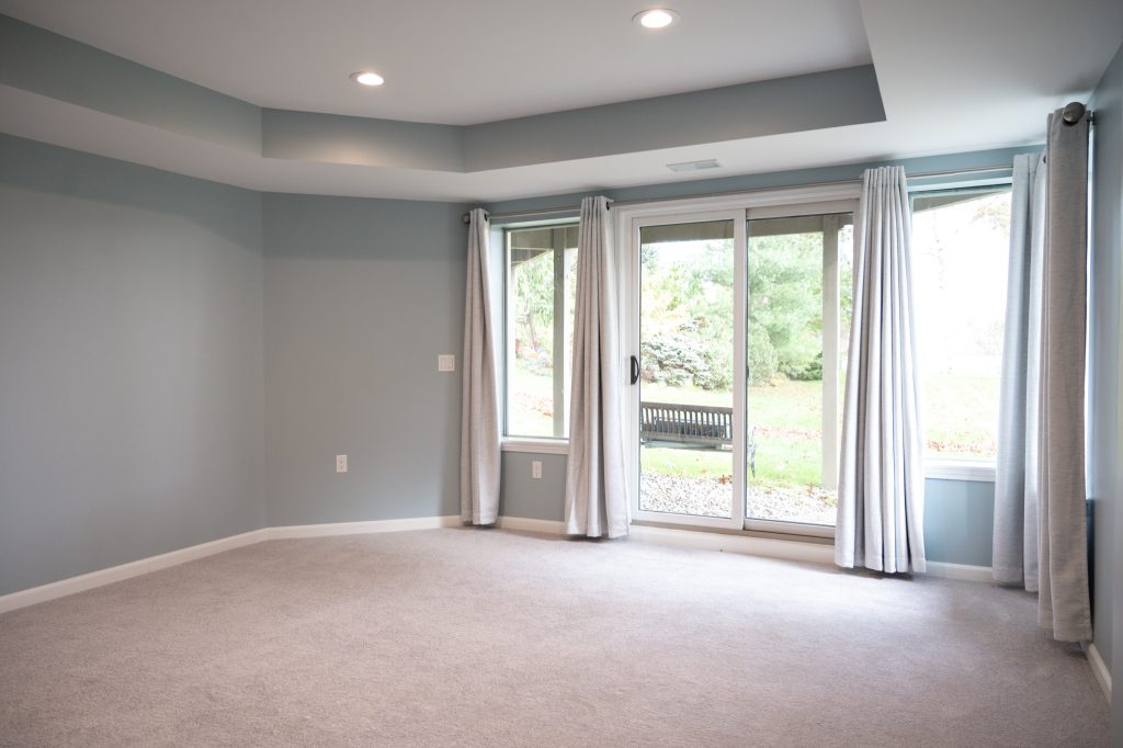 Finished basement office White Lake, Michigan