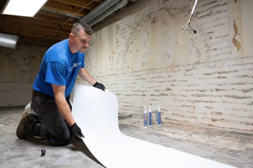 crawl space encapsulation with Finished Basements Plus