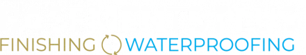 White Basements Plus Finishing & Waterproofing logo.